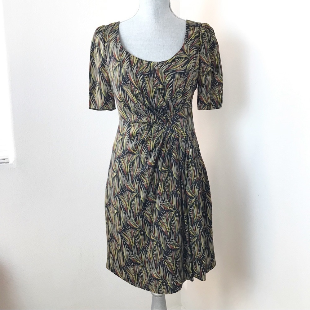 Moulinette Soeurs Anthropologie Faux Wrap Dress Size 4